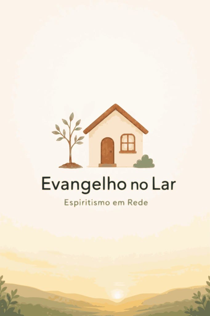 Tela de abertura do app Evangelho no Lar